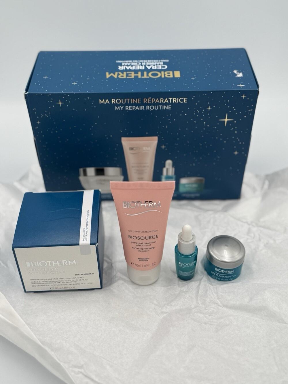 Biotherm Cera Repair Barrier Cream My Repair Routine 4-Piece Holiday Gift Set